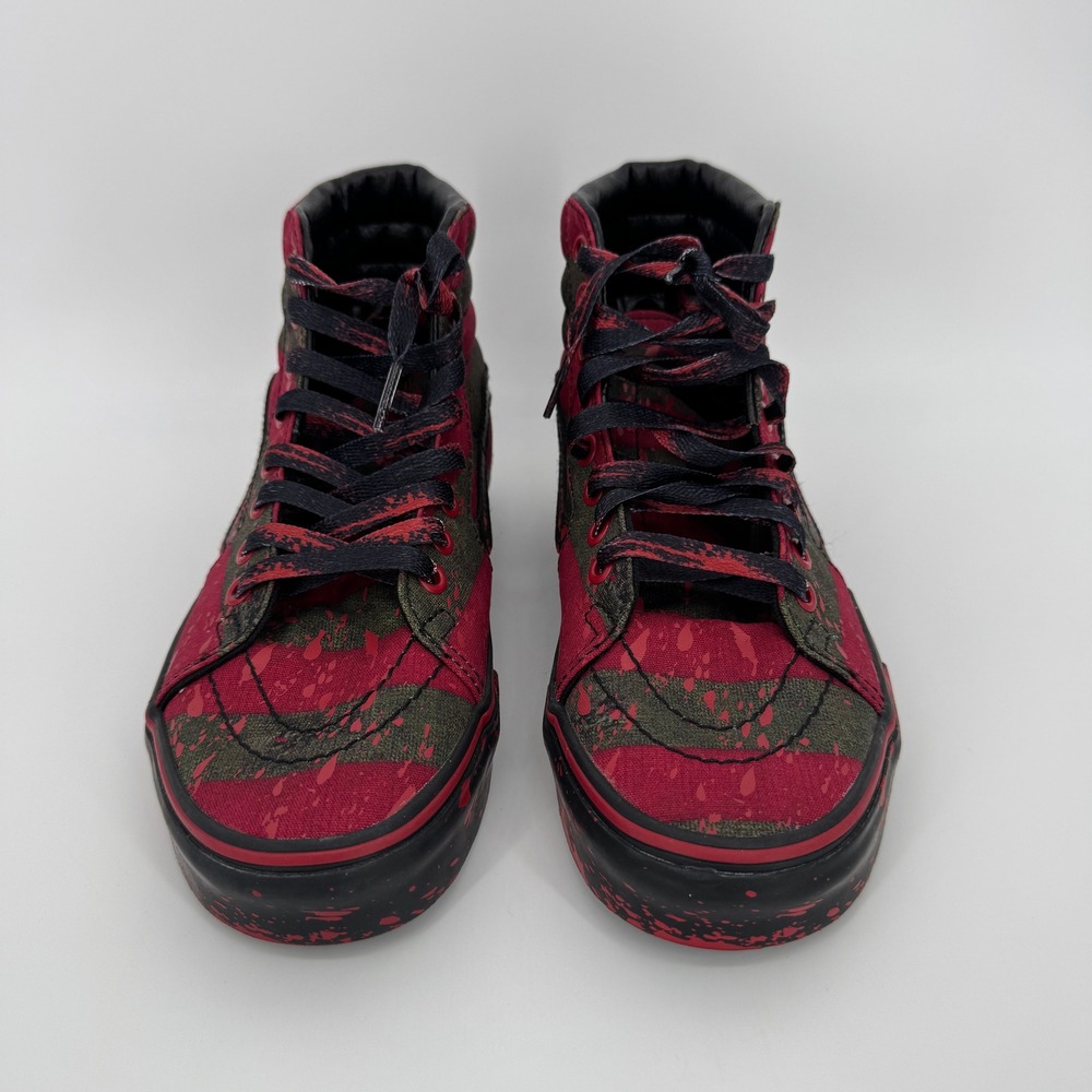 Vans House of Terror Nightmare On Elm Street Sk8-Hi Sneakers 7 Horror Collector - Picture 3 of 10